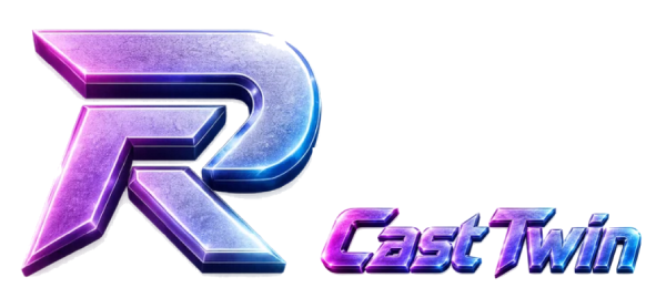 Logotipo de R Cast Twin